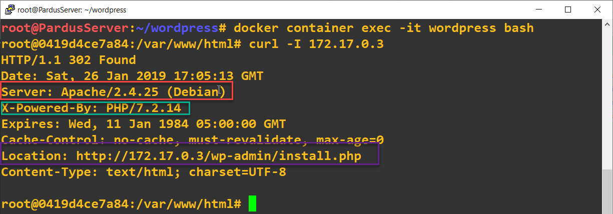 Docker ile WordPress 